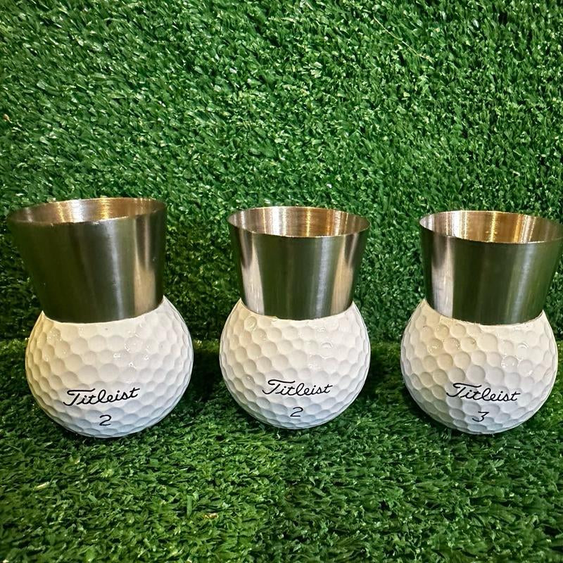Titleist Golf Ball Shot Glasses (Set of 3)