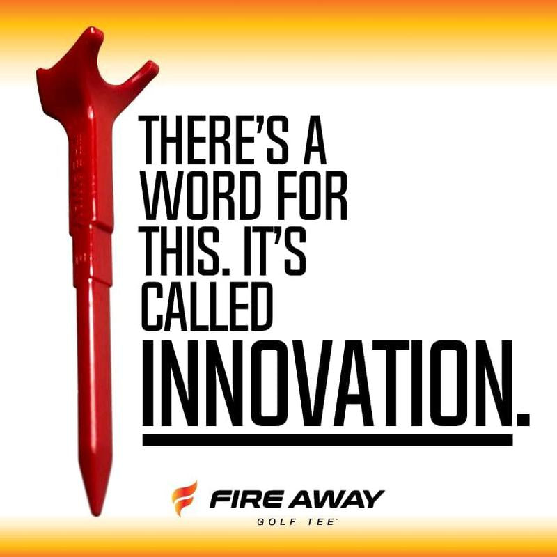 FIREAWAY Premium Golf Tees – Unbreakable Nylon Blend, Reduced Spin, Less Friction & Precision Height Markers for Optimal Trajectory