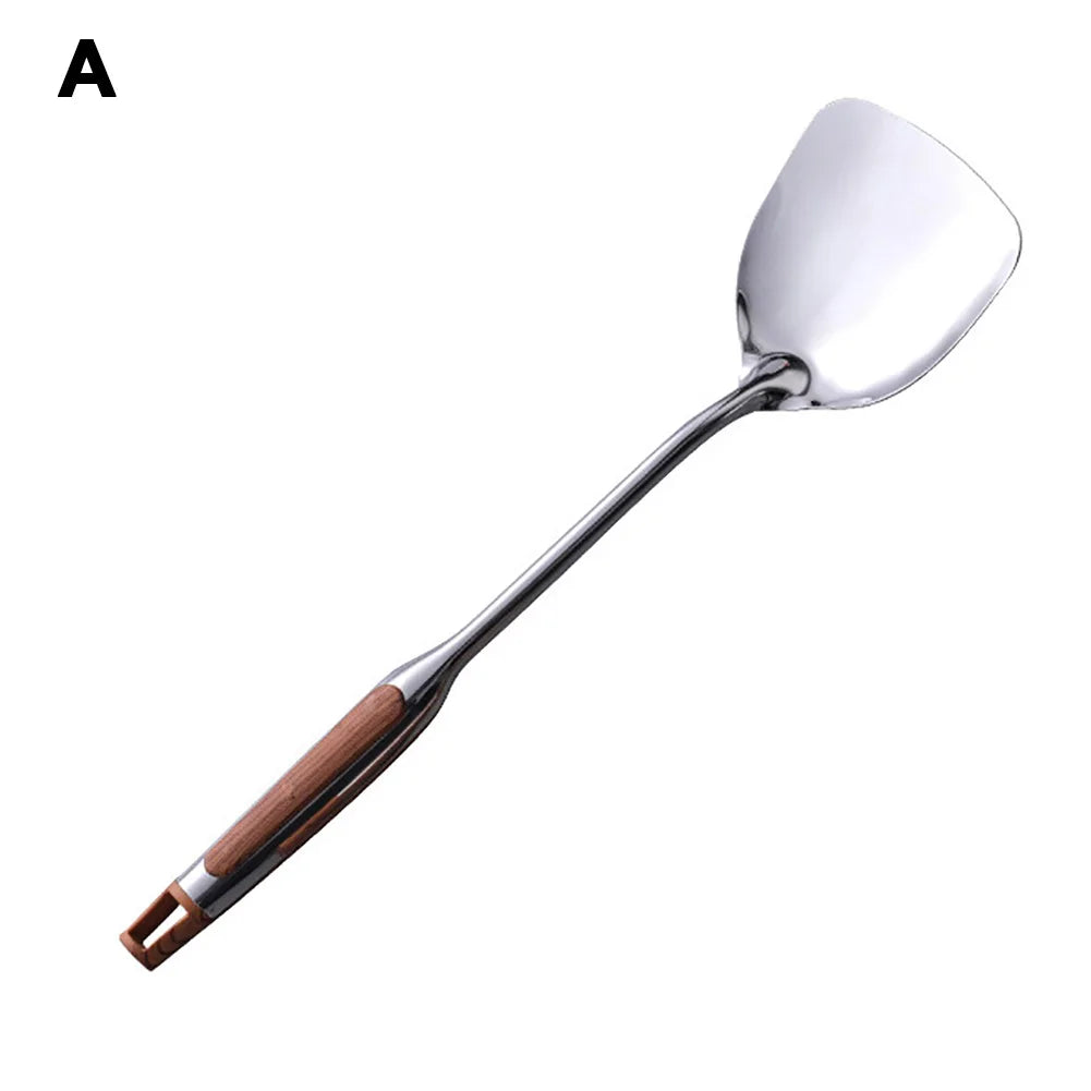 Spatula Kitchen Utensils Spoon Kitchen Tools Portable Stainless Steel Spatula Shovel Turner Ladle Kitchen Cooking Utensil Whisk