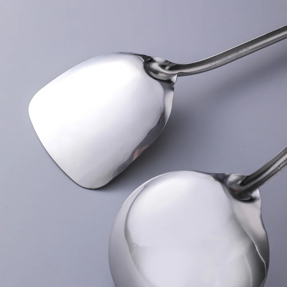 Spatula Kitchen Utensils Spoon Kitchen Tools Portable Stainless Steel Spatula Shovel Turner Ladle Kitchen Cooking Utensil Whisk